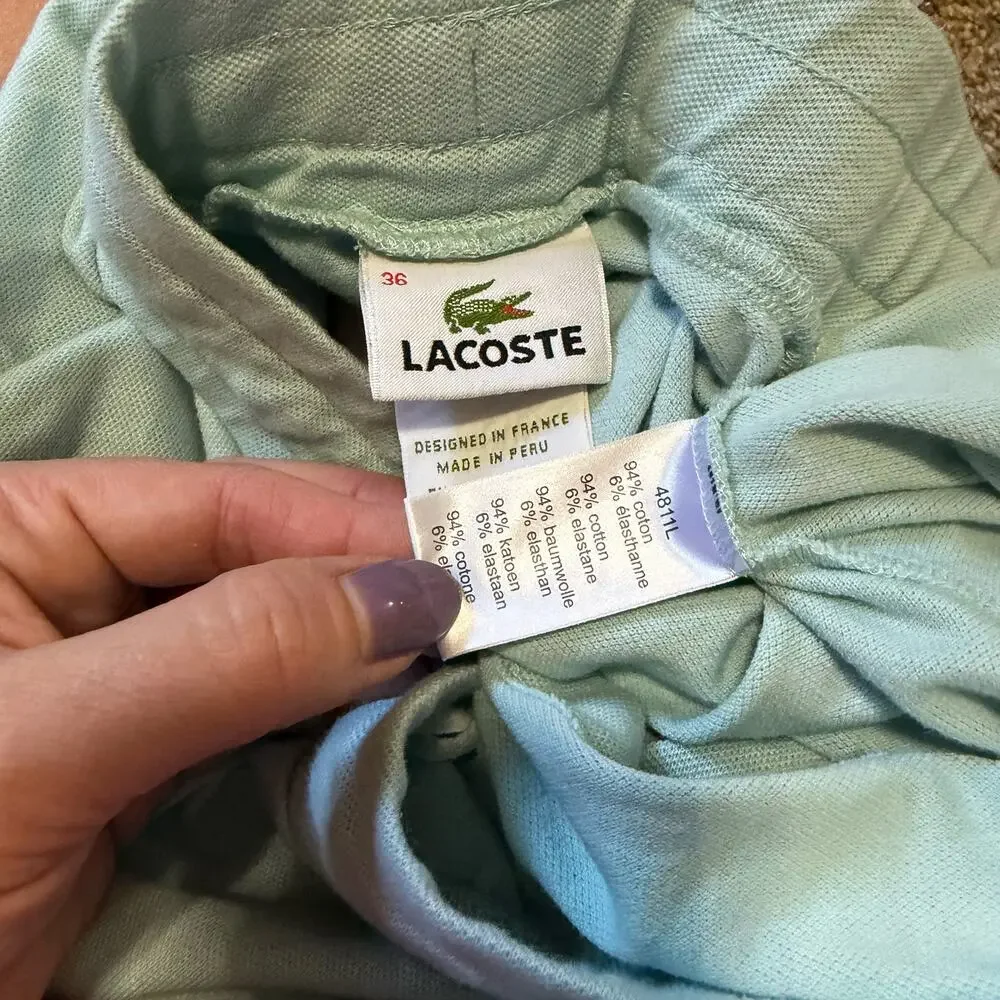 Lacoste Blue Short Jersey Mini Skirt 36/USA Size 26